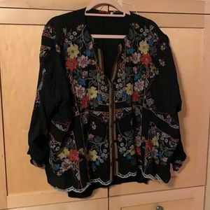 Beautiful Johnny Was Blouse NWT